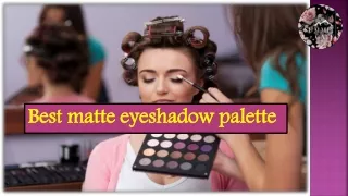 Best matte eyeshadow palette