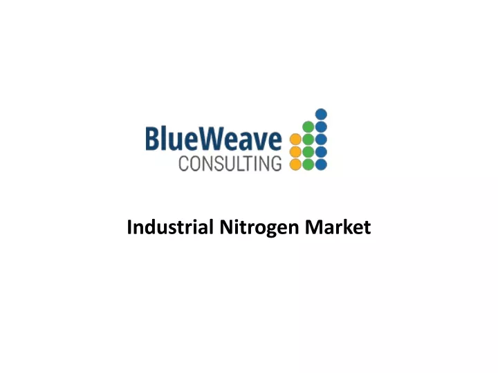industrial nitrogen market
