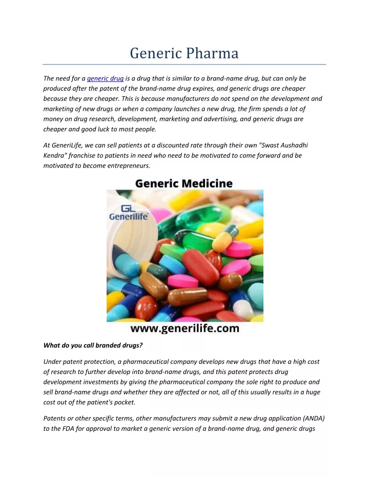 generic pharma
