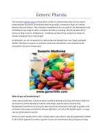 Generic Pharma - slide 1