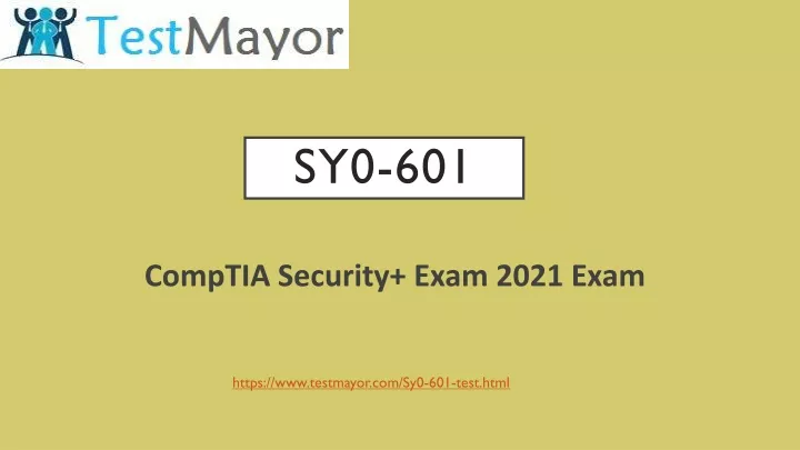 PPT - SY0-601 Exam PowerPoint Presentation, Free Download - ID:10273530