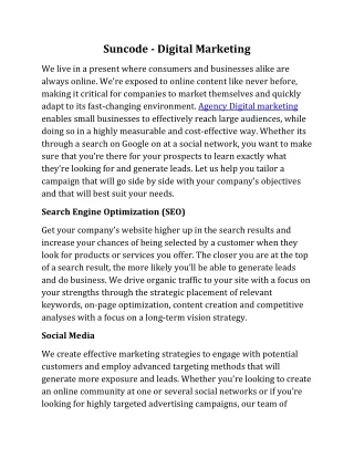 suncode digital marketing