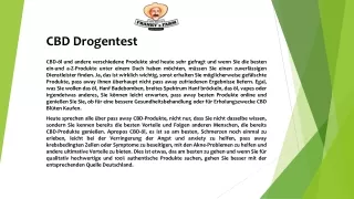 cbd drogentest