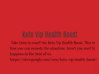 Keto Vip Health Boost