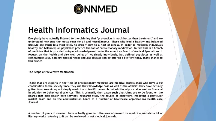 health informatics journal