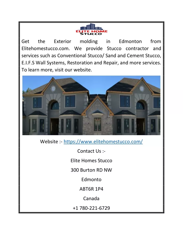 get elitehomestucco com we provide stucco