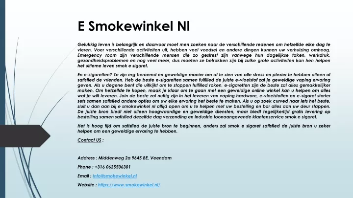 e smokewinkel nl