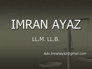 Confession by Imran Ayaz (LL.M)(LL.B)