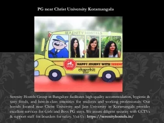 Best PG near christ university