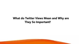 What do Twitter Views Mean and Why are They So Important?
