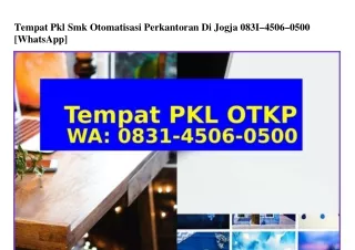 tempat pkl smk otomatisasi perkantoran di jogja