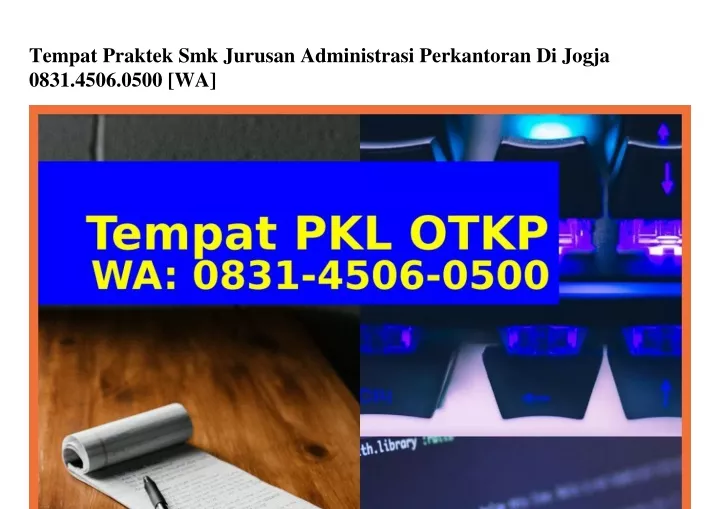 tempat praktek smk jurusan administrasi