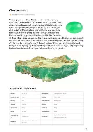 chrysoprase