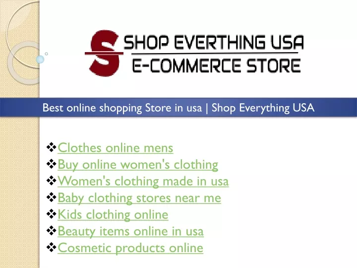 best online shopping store in usa shop everything