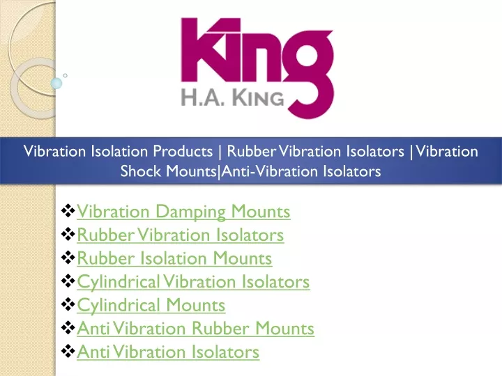 vibration isolation products rubber vibration