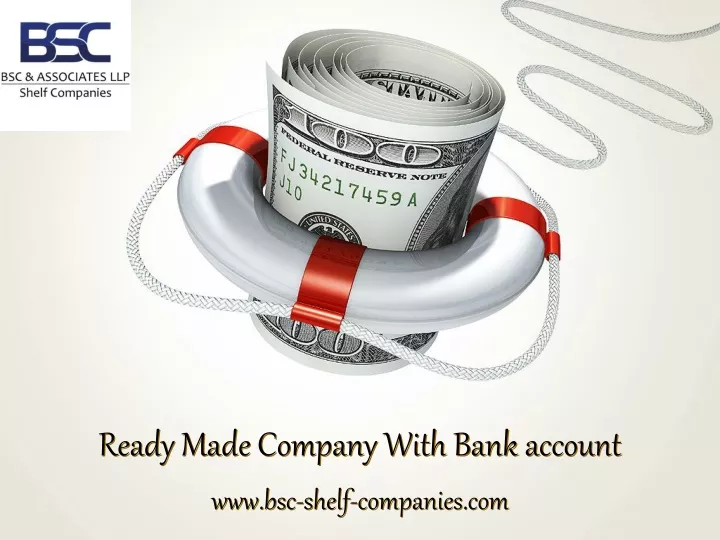 ready made company with bank account