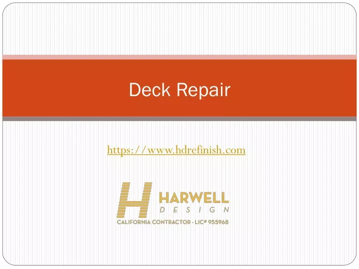 deck repair