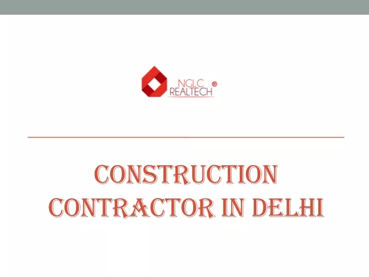 construction contractor in delhi
