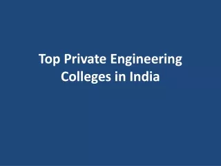 top private engineering colleges in india