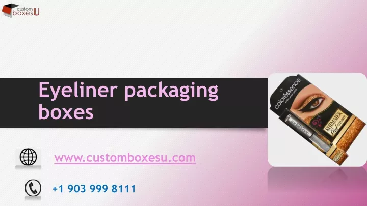 eyeliner packaging boxes