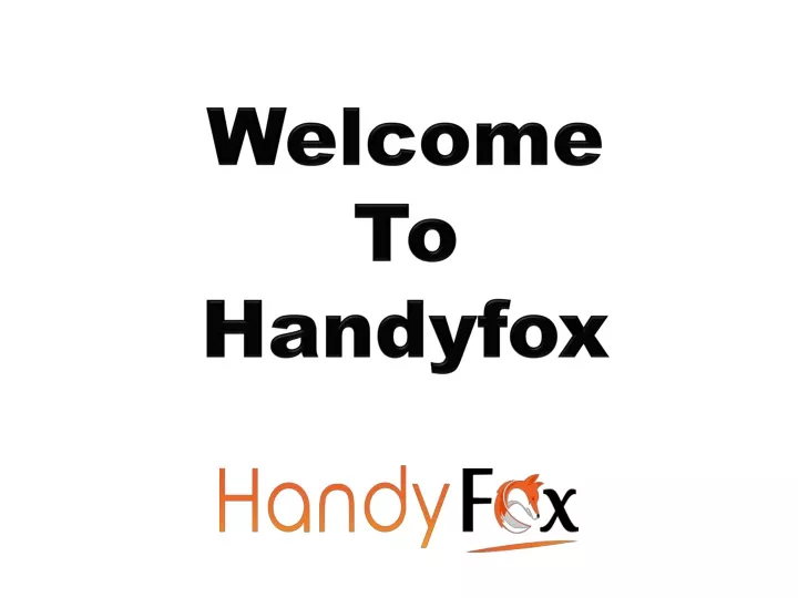 welcome to handyfox