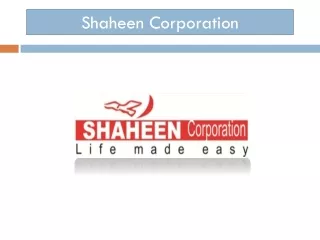 Shaheen Corporation - Aluminium Foils Making Company