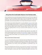 Bring Home the Comfortable Recliners from Reclineronline - slide 1