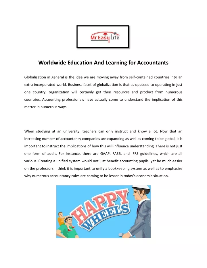 worldwide education and learning for accountants