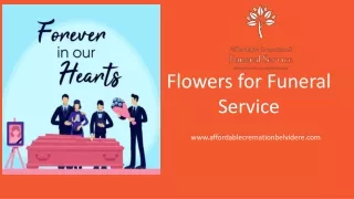 flowers for funeral service