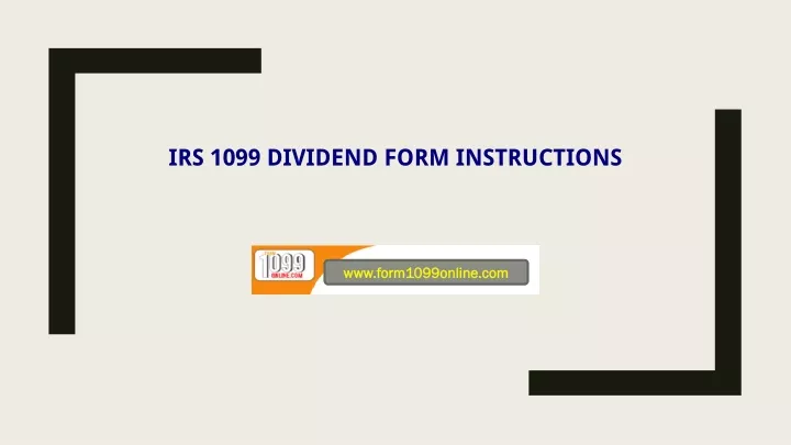 irs 1099 dividend form instructions