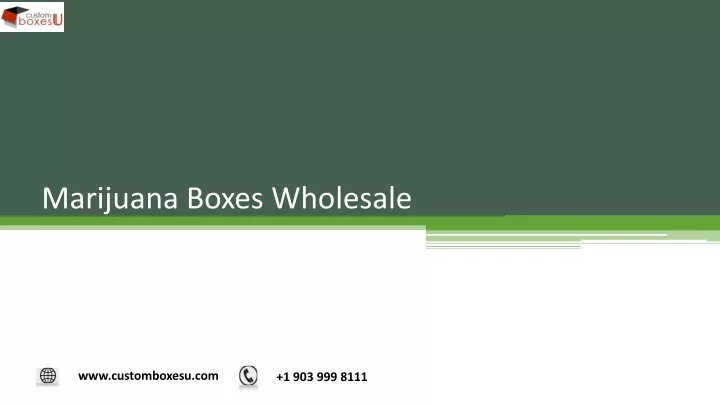 marijuana boxes wholesale