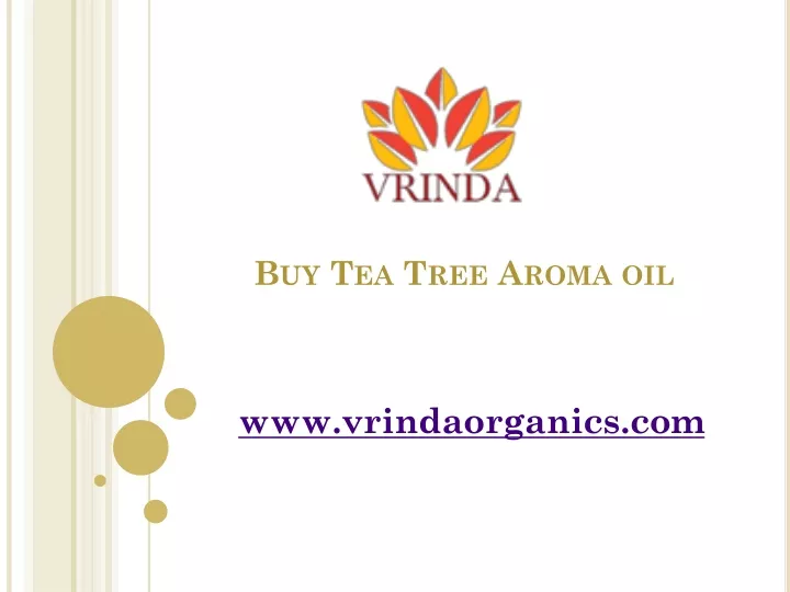 buy tea tree aroma oil