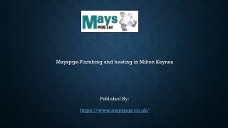 Plumbing and heating in Milton Keynes