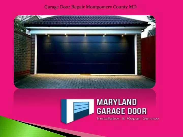 garage door repair montgomery county md
