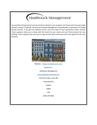 Online Residential Property Management Charlottesville | HasBrouck Management