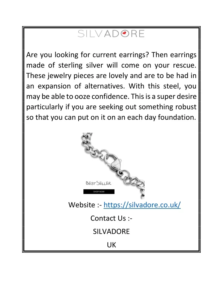 are you looking for current earrings then