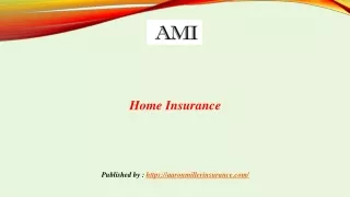 Home Insurance