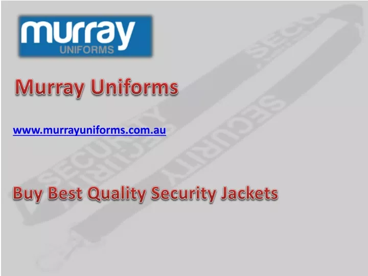 murray uniforms