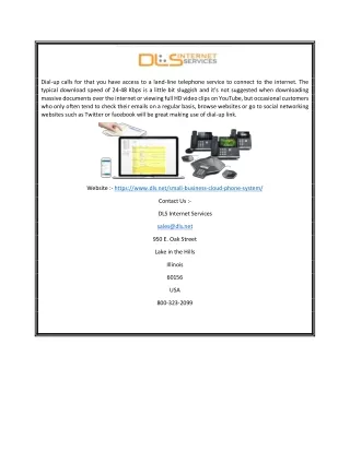 dial up calls for that you have access to a land