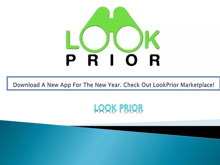 download a new app for the new year check out lookprior marketplace