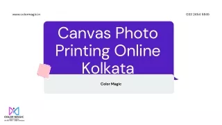 Canvas Online Prints Provider in Kolkata | Color Magic