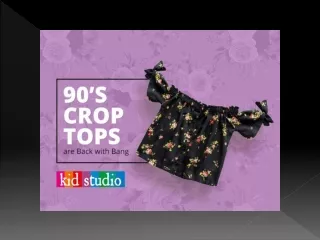 '90s Style Crop Tops for Girls | Kid Fashion
