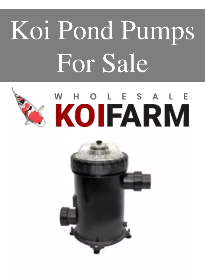 koi pond pumps for sale