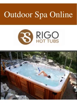 outdoor spa online
