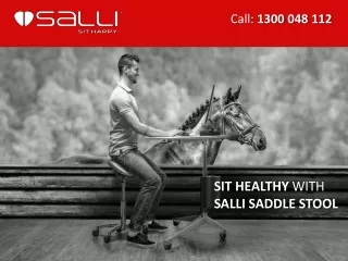 SIT HEALTHY WITH SALLI SADDLE STOOL