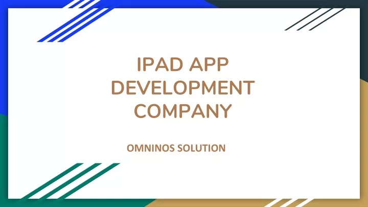 ipad app development company