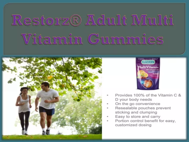 restorz adult multi vitamin gummies