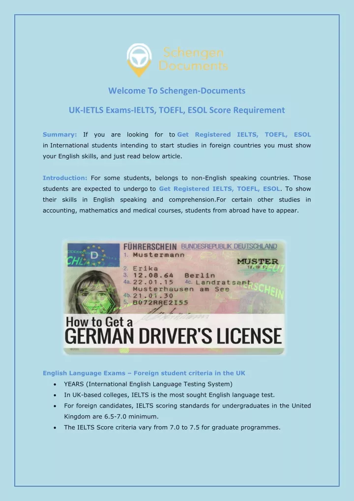 welcome to schengen documents