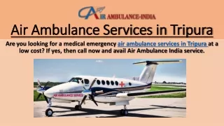 Air Ambulance Services in Tripura
