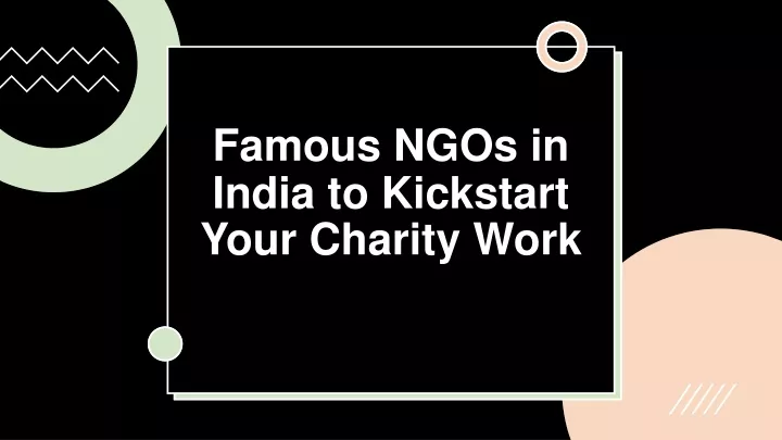 famous ngos in india to kickstart your charity work